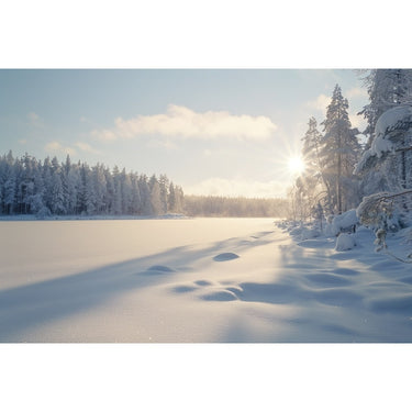 Scandinavian Landscape Canvas